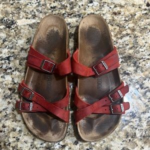 Birkenstocks Red Size 39